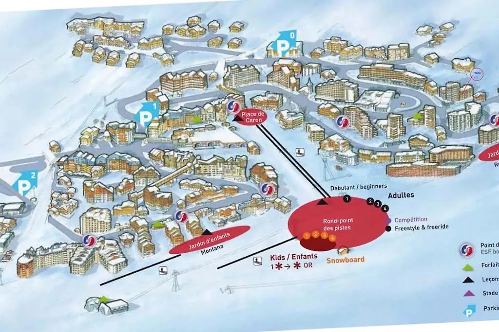 Val Tho - New - Ski In - Near Slalom Val Thorens France